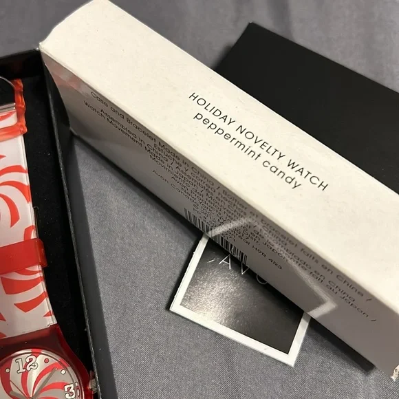 Avon 2012 holiday Novelty watch Peppermint Candy - Picture 3 of 5